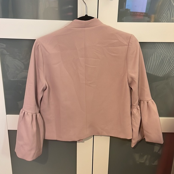 Lucy Paris light pink/purple bell sleeve blazer - Picture 6 of 8